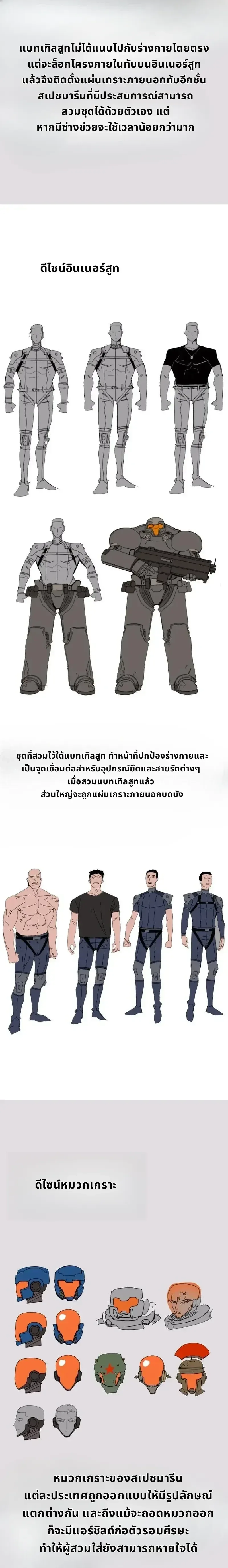 A Space Marine Gets a Status Windowอสเปซมารีนผู้ปลุกหน้าต่างสถานะ ตอนที่ 10 หน้า 51
