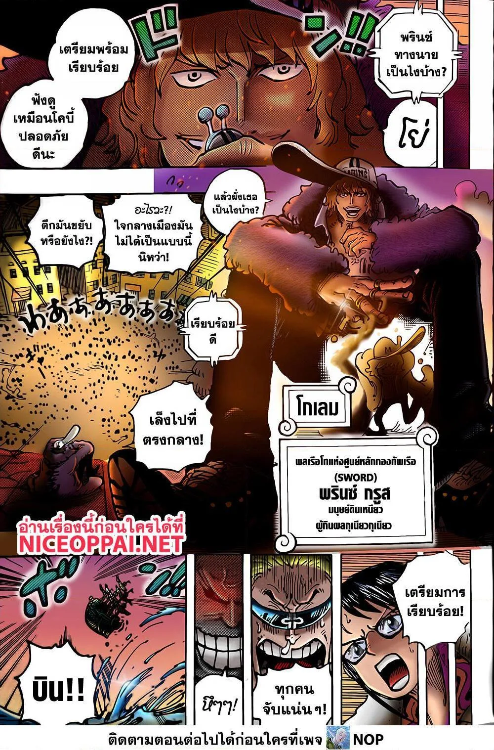 One Piece วันพีช ตอนที่ 1080 หน้า 13