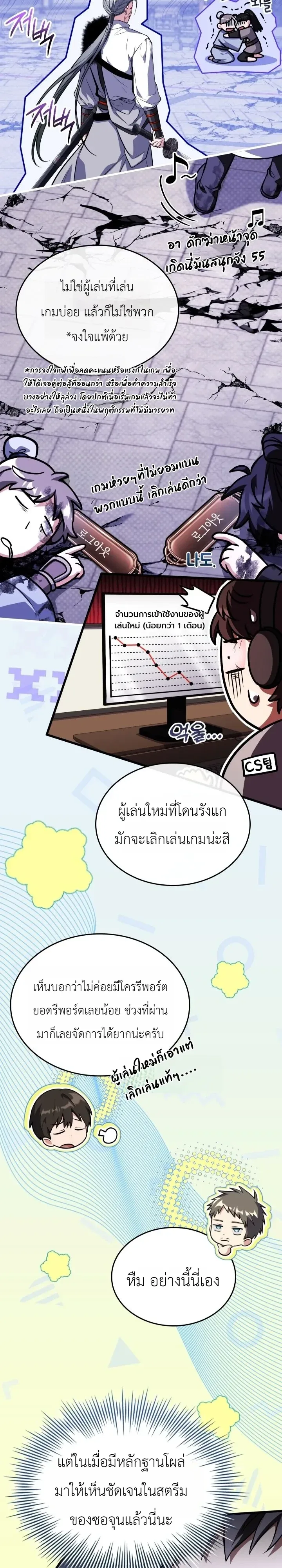 Swordmanship Veteran’s Game Stream เทพดาบขั้นเซียนมาเปิดสตรีมโชว์ตบไก่ในเกมแฟนตาซี ตอนที่ 37 หน้า 21