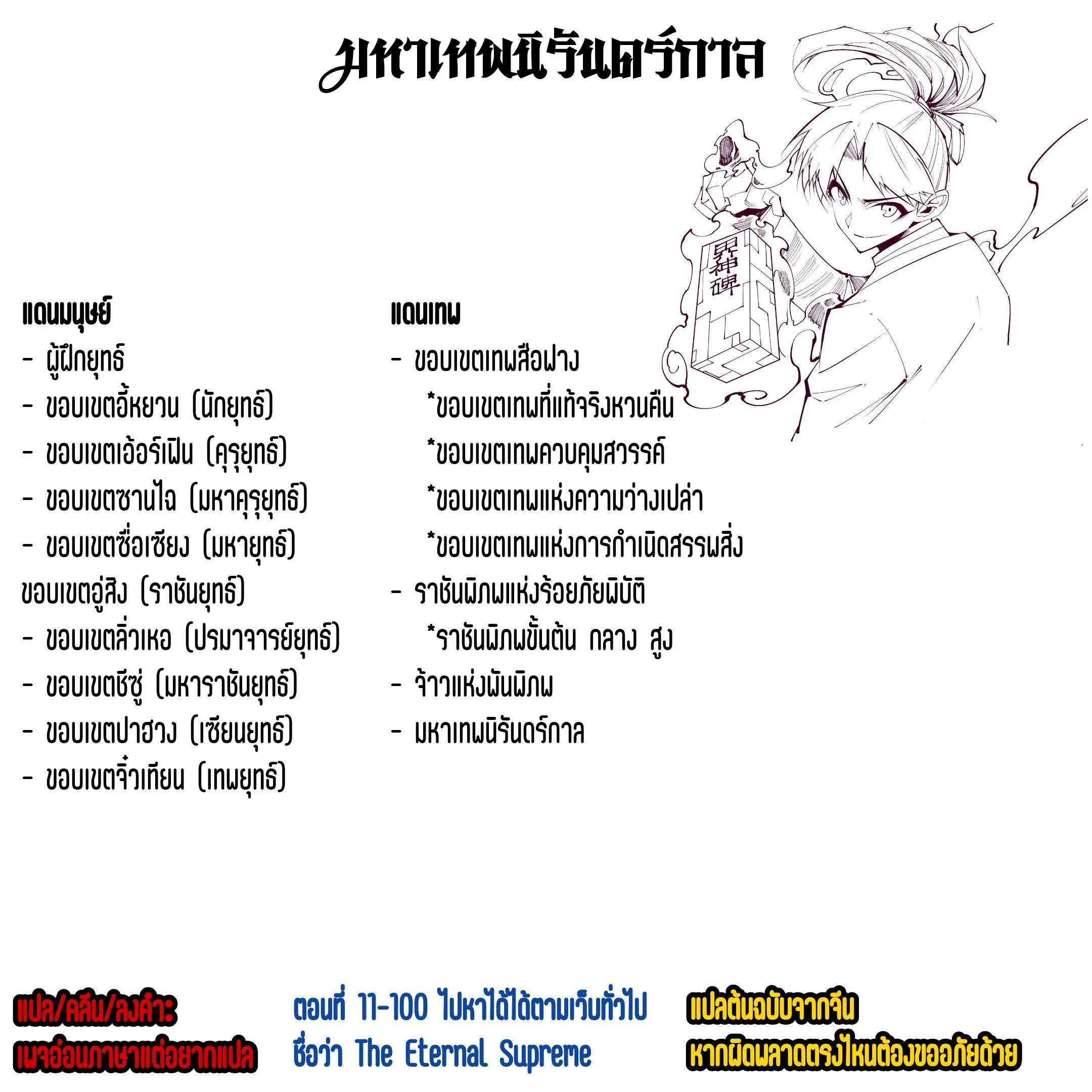 The Eternal Supreme มหาเทพนิรันดร์กาล ตอนที่ 219 หน้า 1
